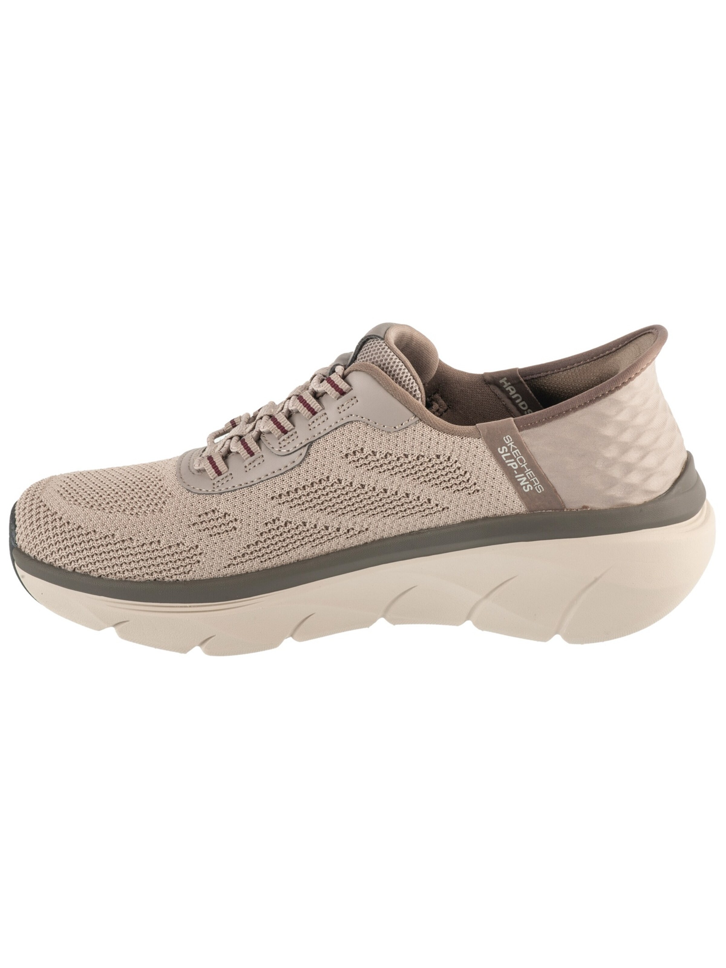 SKECHERS Platform trainers 'Slip-ins: D'Lux Walker 2.0 - Rezinate' in Beige