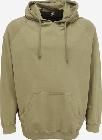 Urban Classics Sweatshirt in Green: front