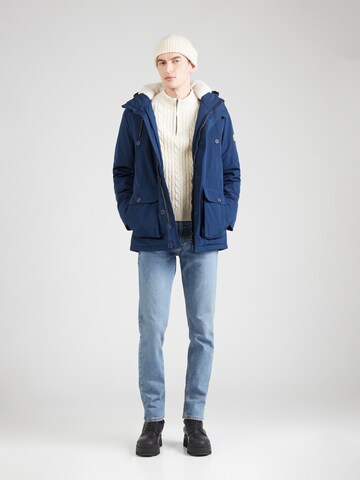 INDICODE JEANS Vinterjacka 'West' i blå