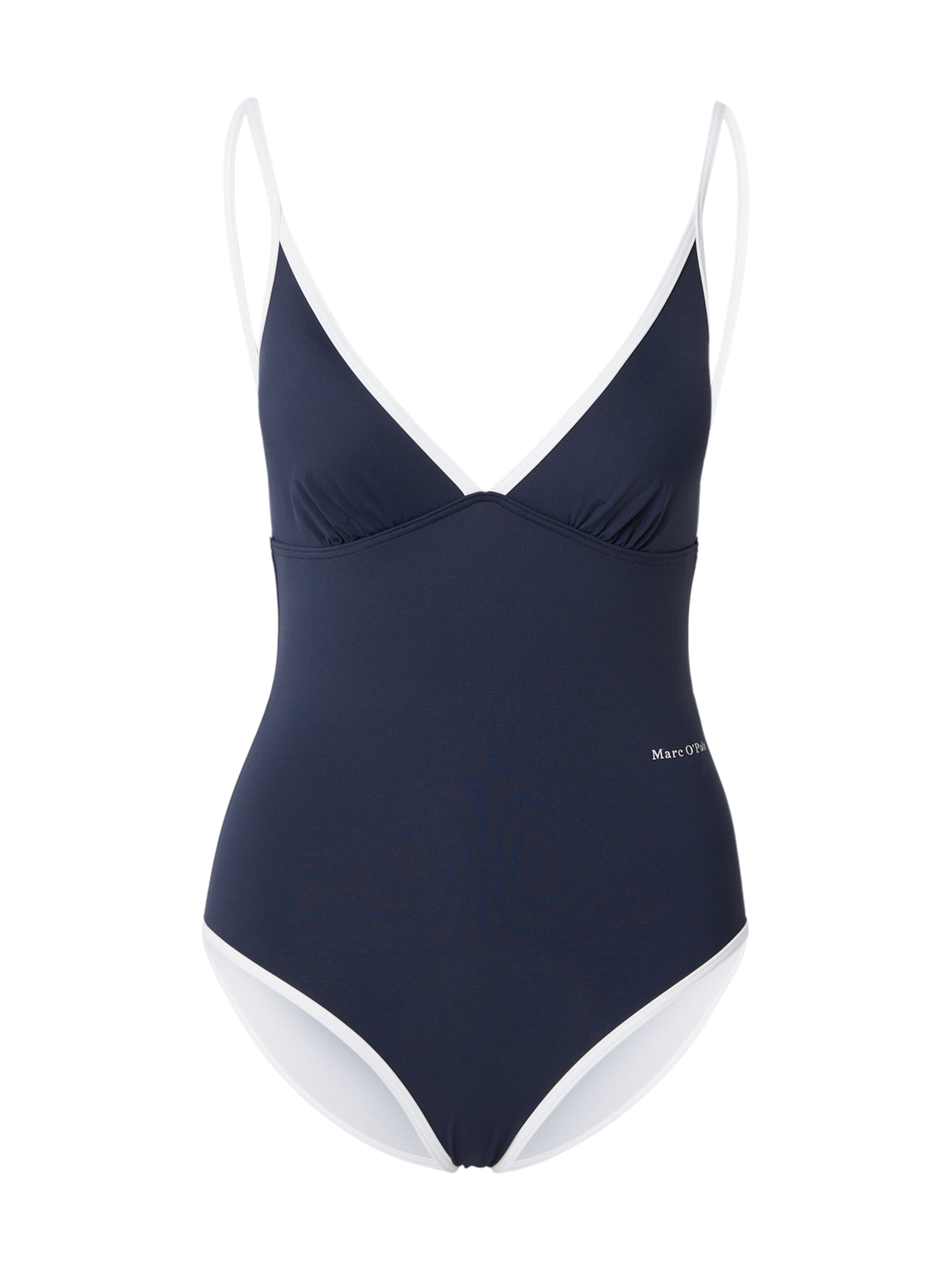 Marc O'Polo - Clásico Traje de baño 'Essentials' en azul: frente