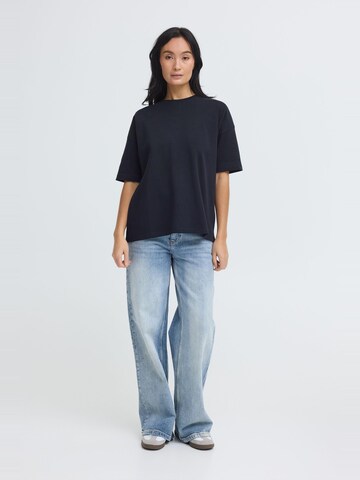 Oxmo Shirt ' OXNSandy Boxy ' in Zwart