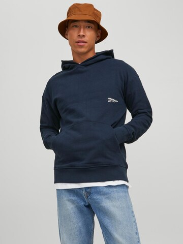 JACK & JONES Sweatshirt 'Clean' in Blue: front