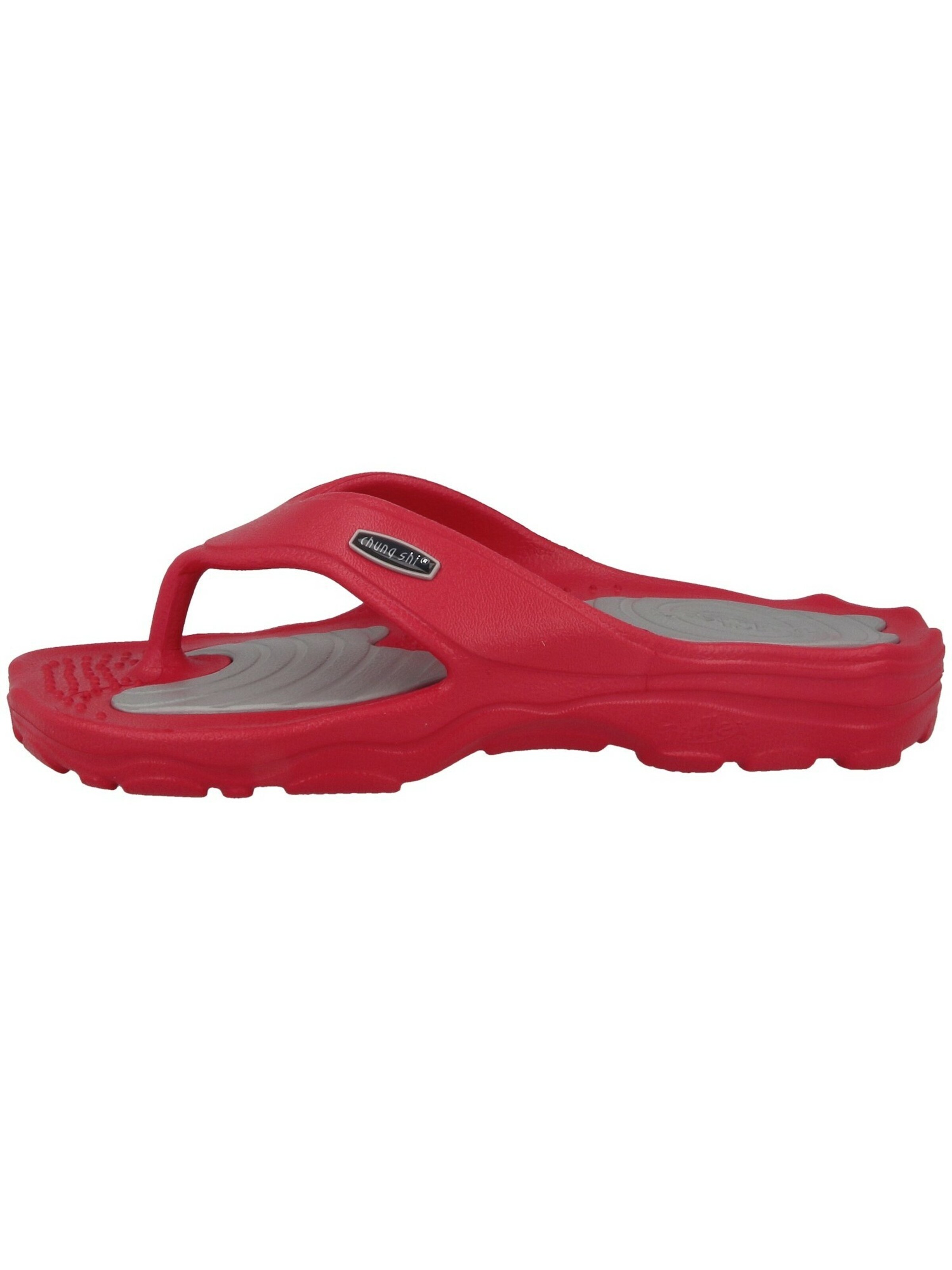 Chaussures ouvertes Tongs Zori CHUNG SHI en Rouge 