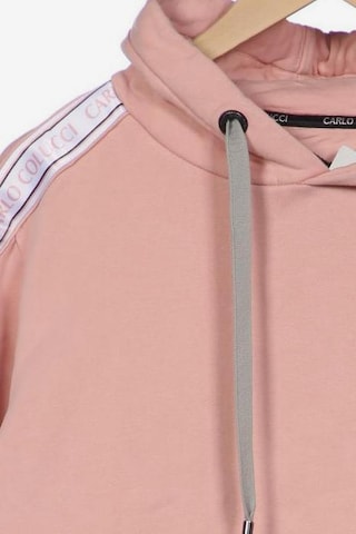 Carlo Colucci Sweatshirt & Zip-Up Hoodie in L in Pink