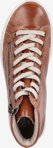 Rieker High-Top Sneakers in Brown