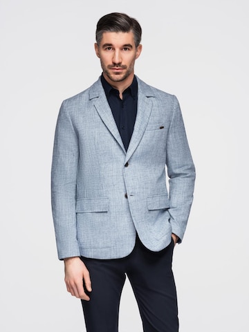 Coupe regular Veste de costume Ombre en bleu