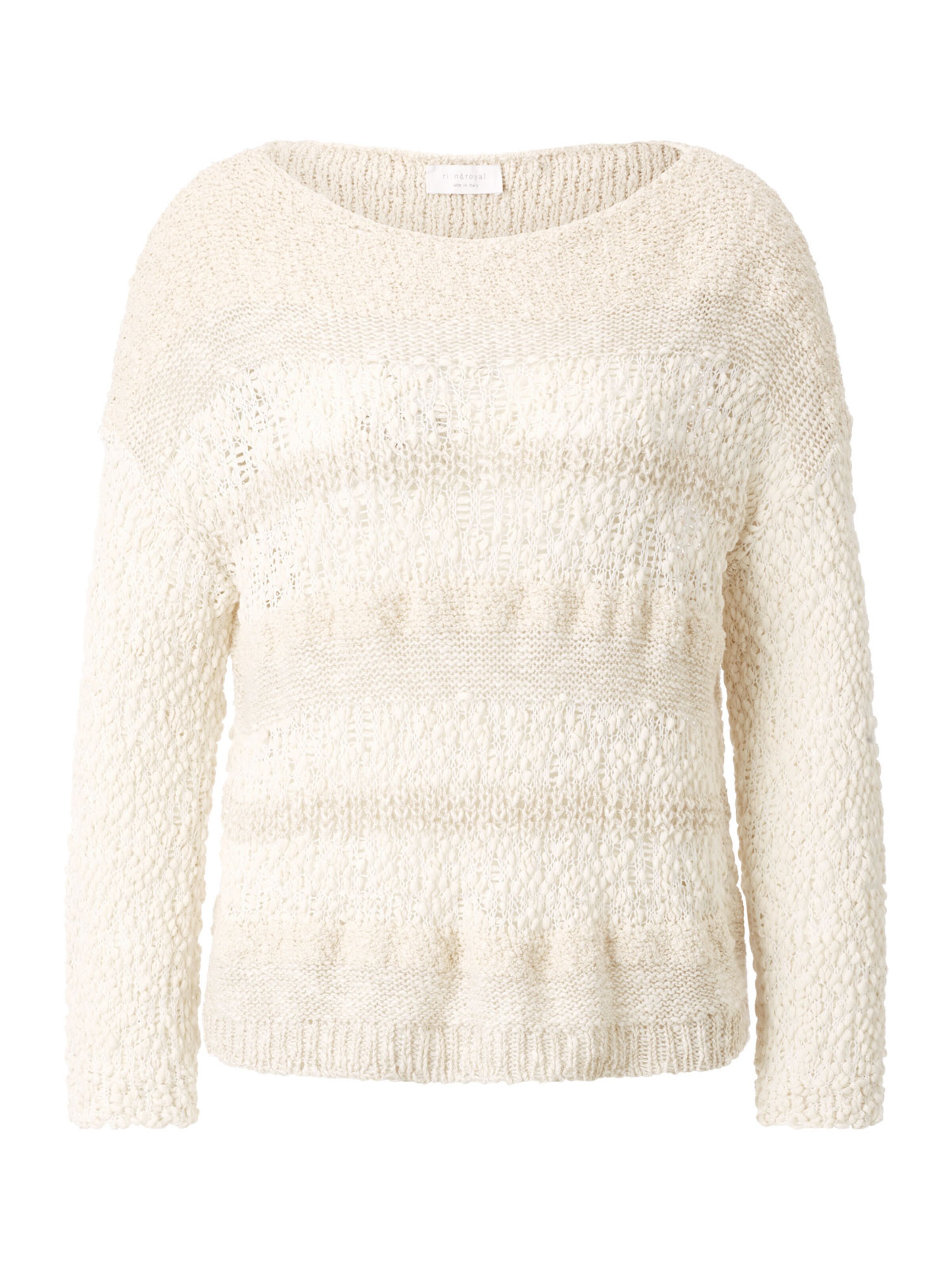 Rich & Royal - Pullover em bege: frente