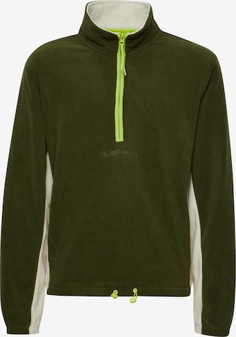 The Jogg Concept Fleece jas 'Clara' in Groen: voorkant