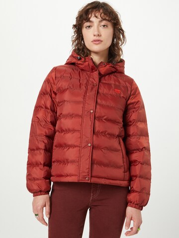 LEVI'S ®Prijelazna jakna 'Edie Packable Jacket' - crvena boja: prednji dio