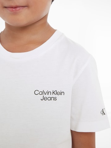 Calvin Klein Jeans Tričko – bílá