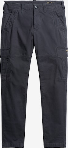 Regular Pantalon cargo Superdry en bleu : devant