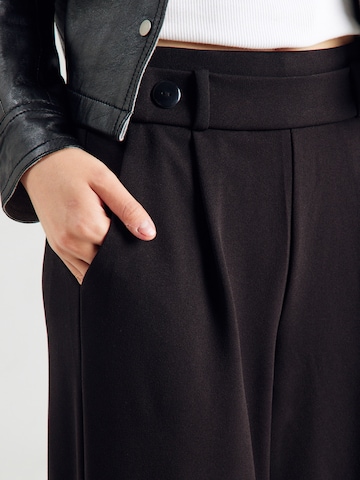 VERO MODA Wide Leg Bukser med lægfolder 'VMSTAR' i sort