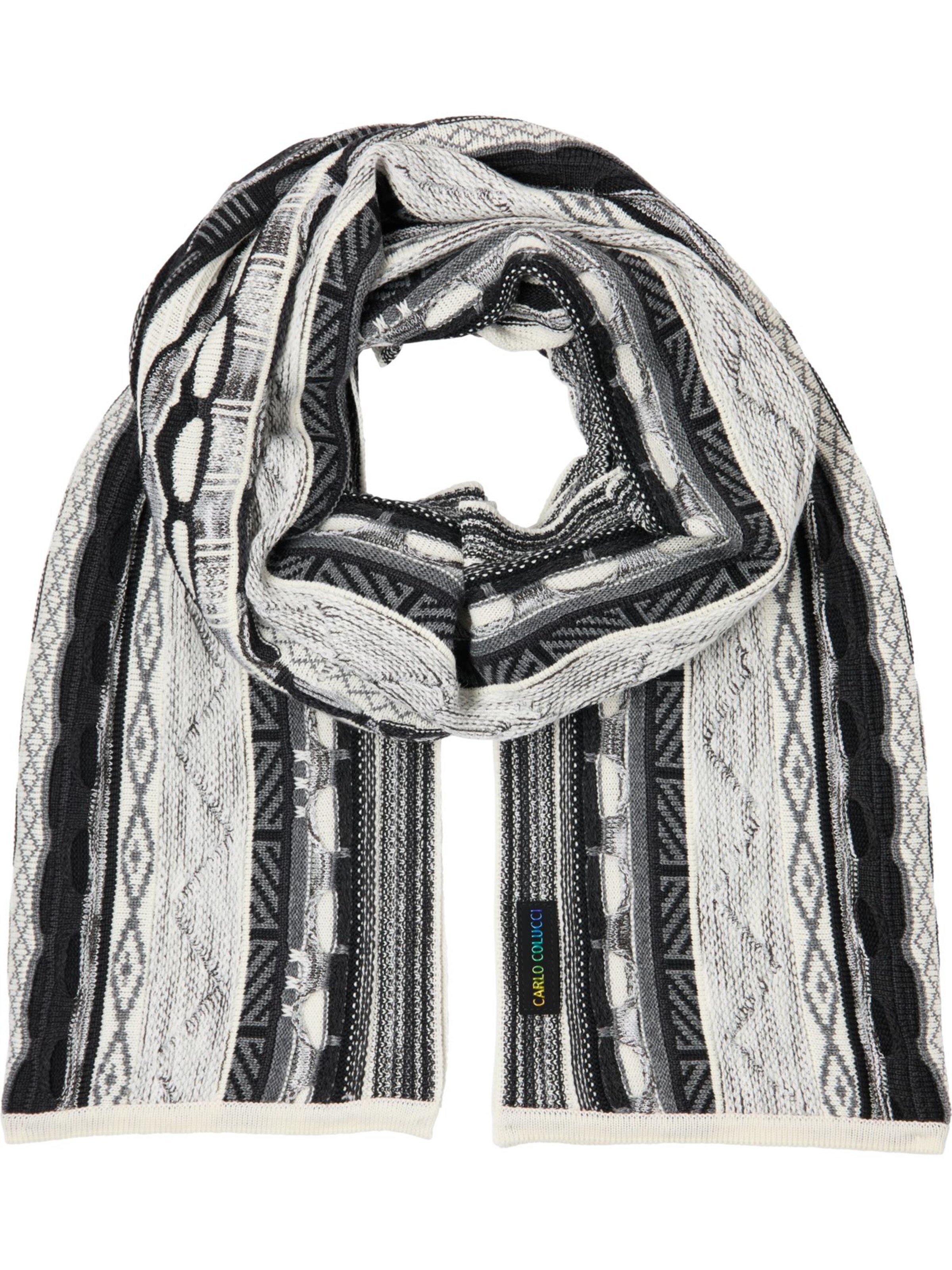 Carlo Colucci Scarf 'Carsaniga' in Black: front
