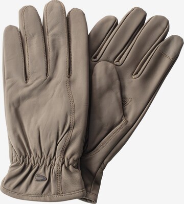 CAMEL ACTIVE Full Finger Gloves in Brown: front