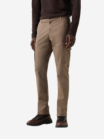 BOGNER Slim fit Trousers in Brown: front