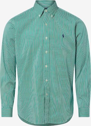 Coupe regular Chemise Polo Ralph Lauren en vert : devant