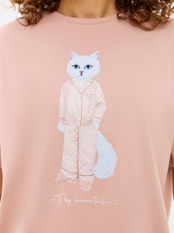 CAT by Maniita Lacitta Nachthemd in Roze