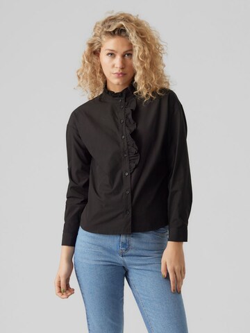VERO MODA Bluse in Schwarz: Vorderseite