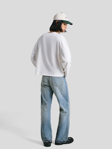 Bershka Regularen Kavbojke | modra barva
