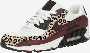 bēšs Nike Sportswear Zemie brīvā laika apavi 'Air Max 90': no priekšpuses