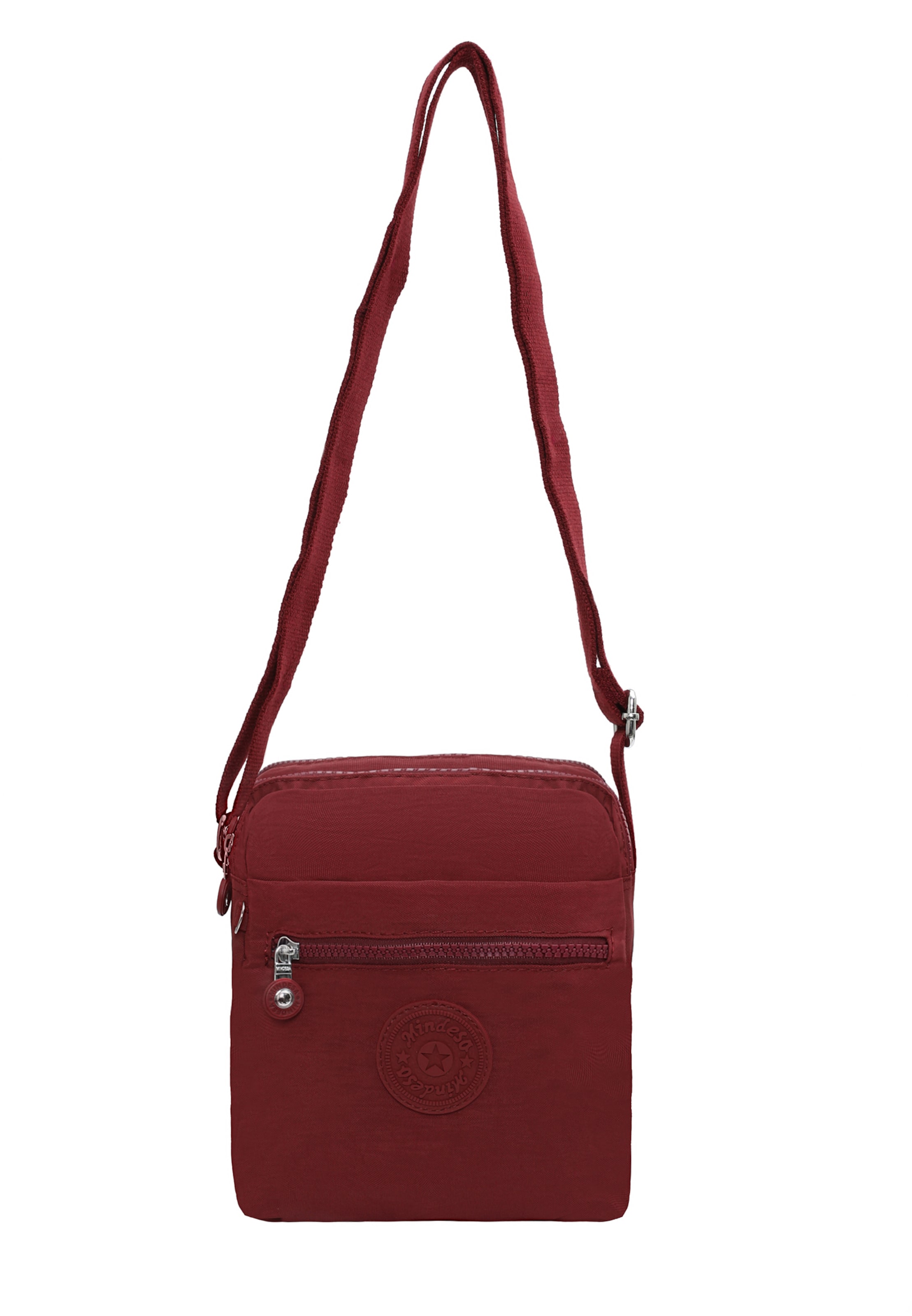 Mindesa - Bolso de hombro en rojo: frente