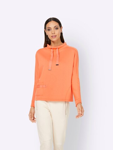 Sweat-shirt heine en orange