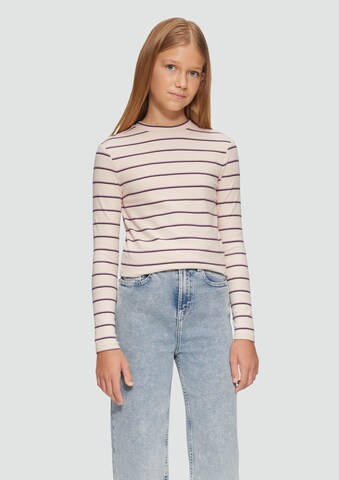 T-Shirt s.Oliver en beige : devant