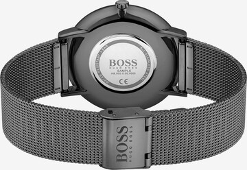 BOSS Black Analoguhr in Silber