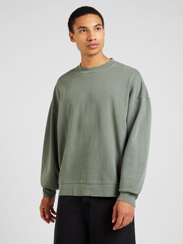 TOPMAN Sweatshirt i grön: framsida