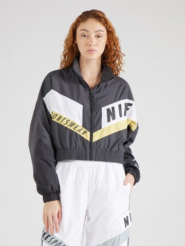 Nike Sportswear Övergångsjacka i grå: framsida