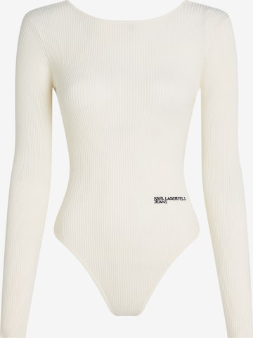 balta KARL LAGERFELD JEANS Glaustinukė: priekis