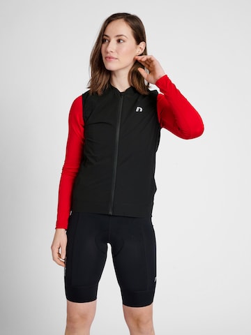 Gilet de sport Newline en noir : devant