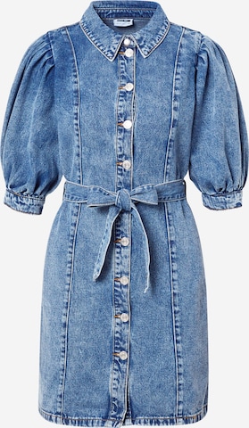 Robe-chemise 'Reya' Noisy may en bleu : devant