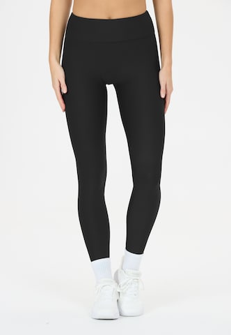 Athlecia Skinny Sporthose 'Colbie' in Schwarz: Vorderseite