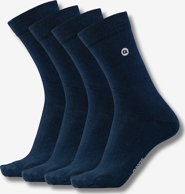 QOLONIA Socken in Blau: Vorderseite
