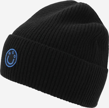 HUGO Mütze 'Xafi_B' in Schwarz: Vorderseite