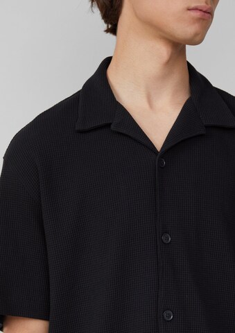 Coupe regular Chemise QS en noir