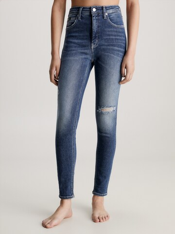 Calvin Klein Jeans Skinny Τζιν σε μπλε: μπροστά