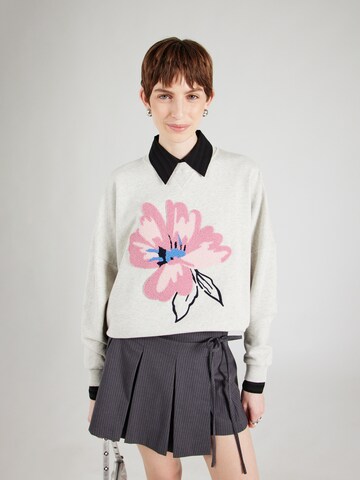 Sweat-shirt 'Vienaa' Ted Baker en gris : devant