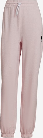 ADIDAS SPORTSWEAR - Tapered Pantalón deportivo en rosa: frente
