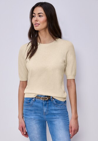 STREET ONE Sweater in Beige: front