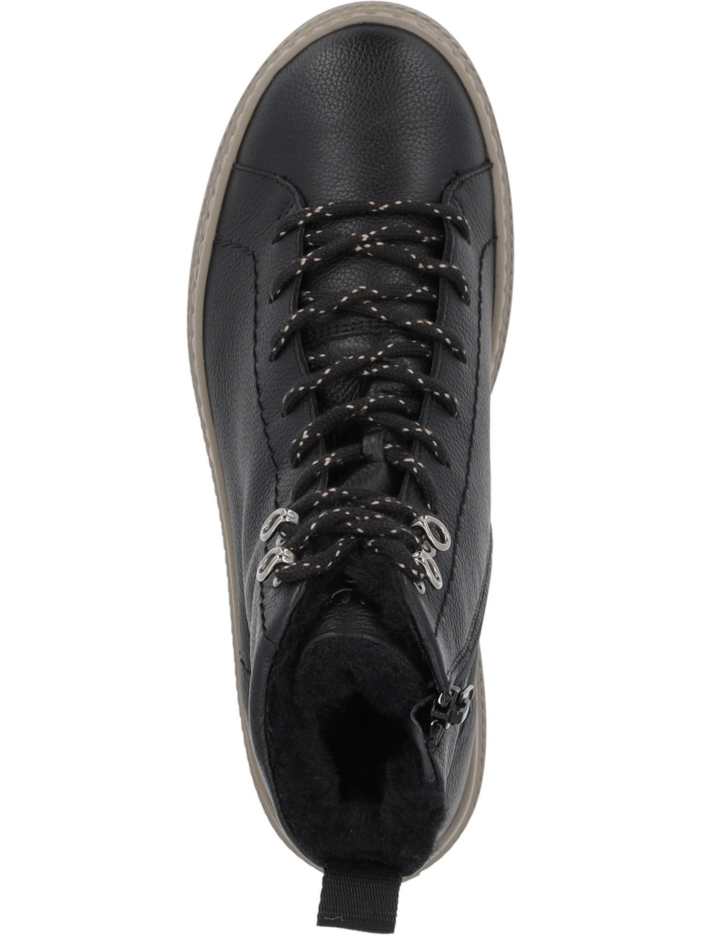 Paul Green Schnürstiefelette in Schwarz