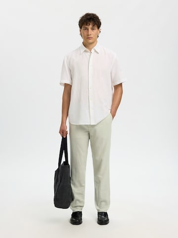 Slimfit Pantaloni eleganți 'SLHBRODY' de la SELECTED pe verde