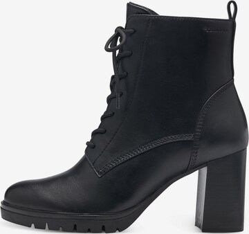 TAMARIS Lace-Up Ankle Boots in Black