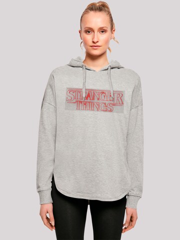 F4NT4STIC Sweatshirt 'Stranger Things Netflix TV Series' in Grau: Vorderseite
