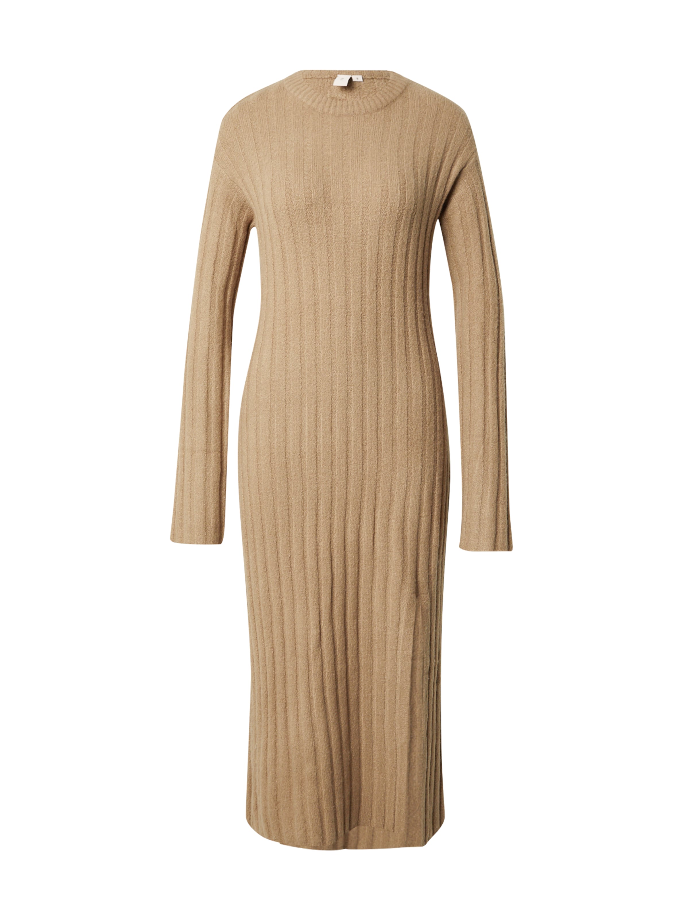 NLY by Nelly Pletené šaty - Béžová: predná strana