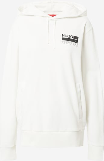 HUGO Sudadera 'Dasweater' en negro / blanco, Vista del producto