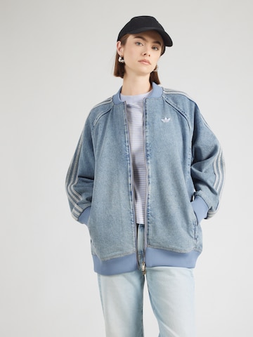 ADIDAS ORIGINALS Přechodná bunda 'SST' – modrá: přední strana