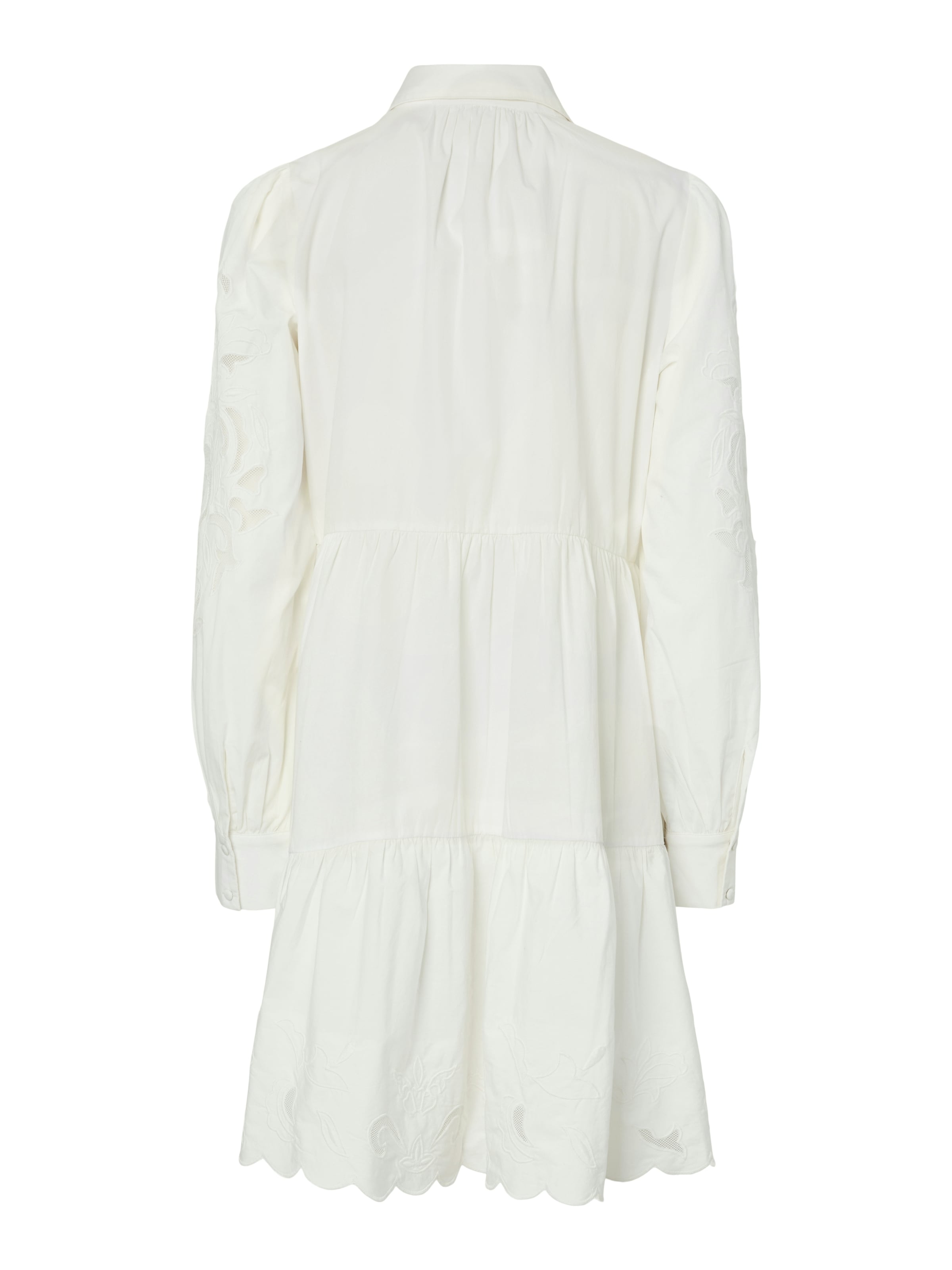 YAS Платье-рубашка 'YASZIMIA' в Белый