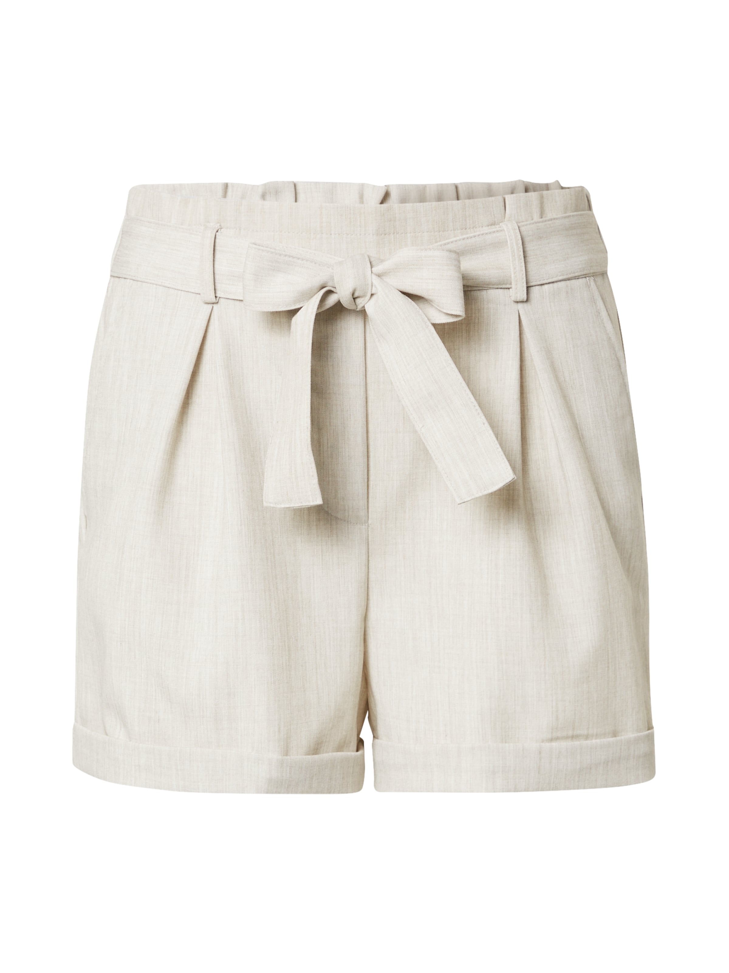 Tally Weijl Regular Pleat-Front Pants in Beige: front